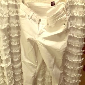 Never worn Gap white skinny pants